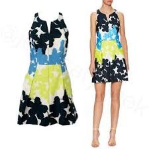 Milly Floral Mini Sleeveless Dress (Sz 2)